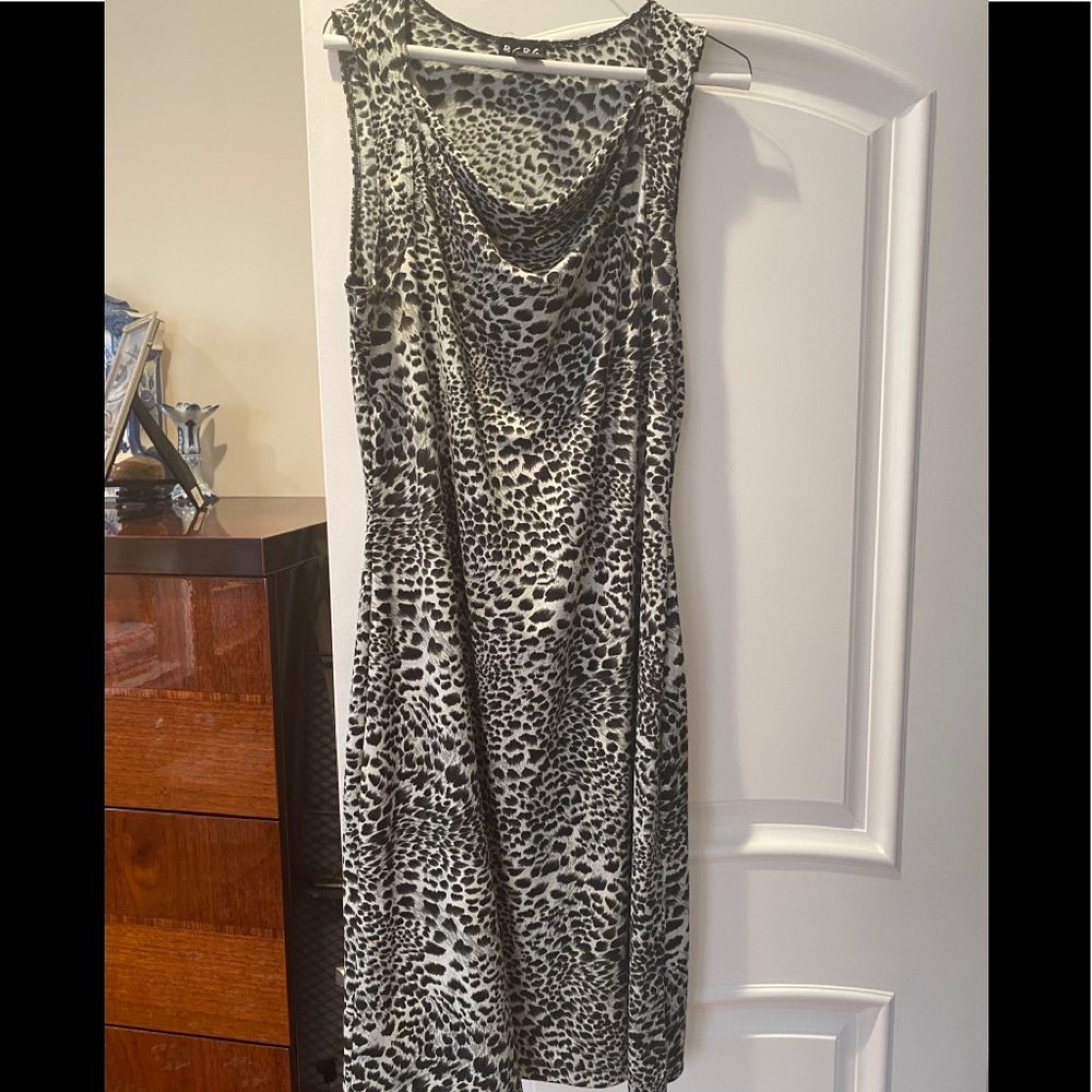 Bcbg animal print dress, size XL